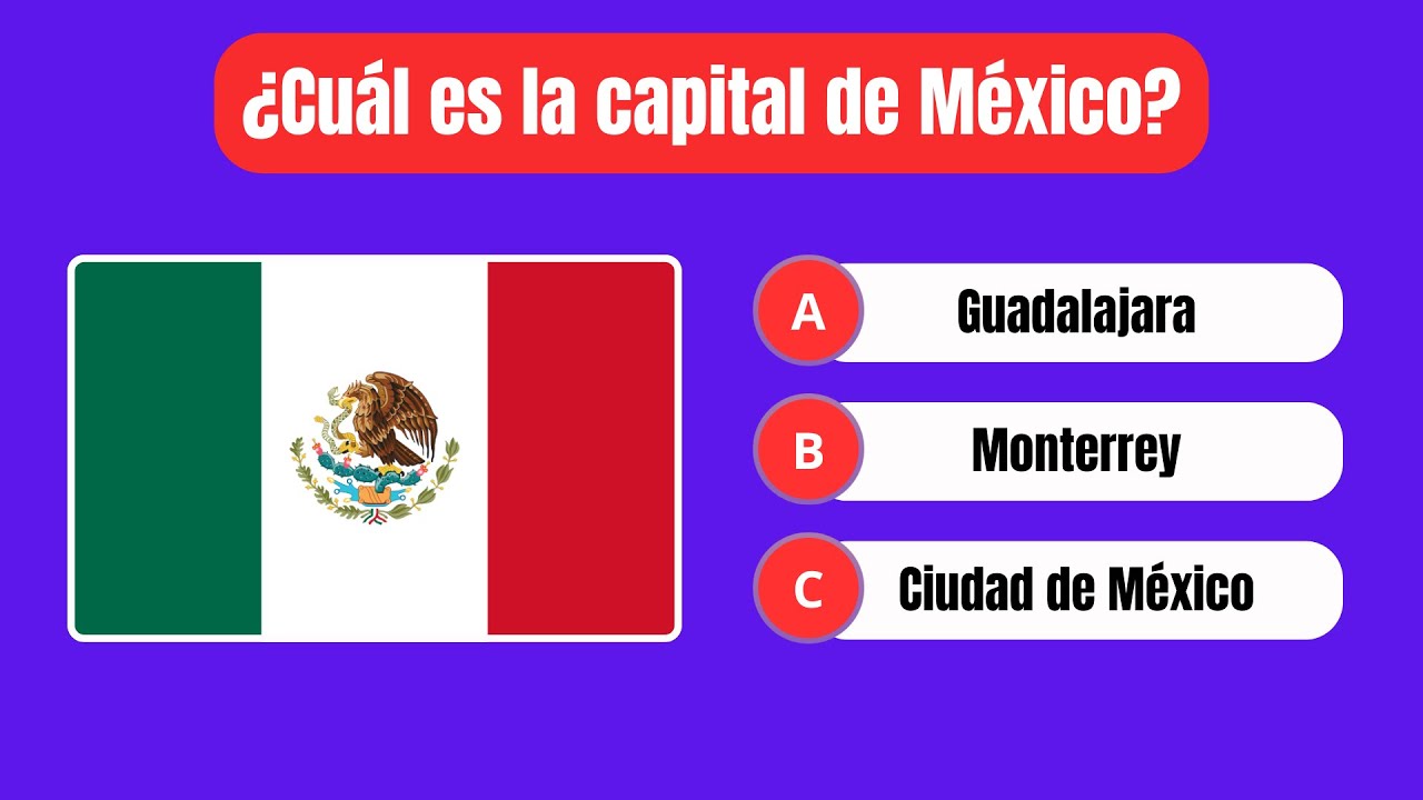 ¿Cuánto sabes de geografía? Adivina las capitales de estos 50 países