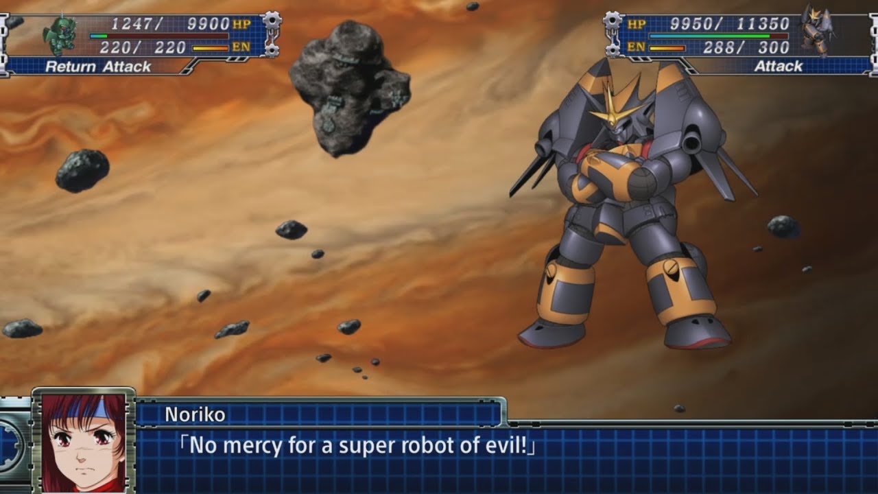 Super Robot Wars T - Gunbuster Attacks