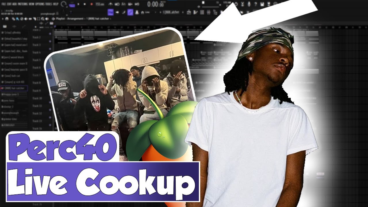 How to make Perc40 type beats | UNCUT COOKUP