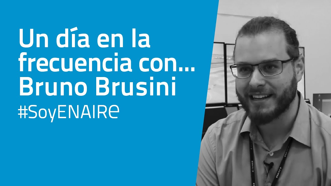 Un día en la frecuencia con... Bruno Brusini, controlador aéreo de ENAIRE