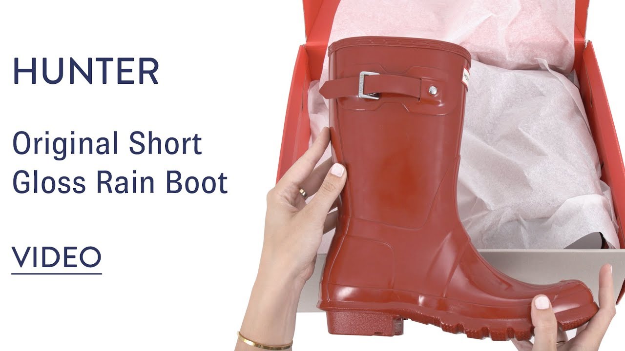 Hunter Original Short Gloss Rain Boot | Shoes.com