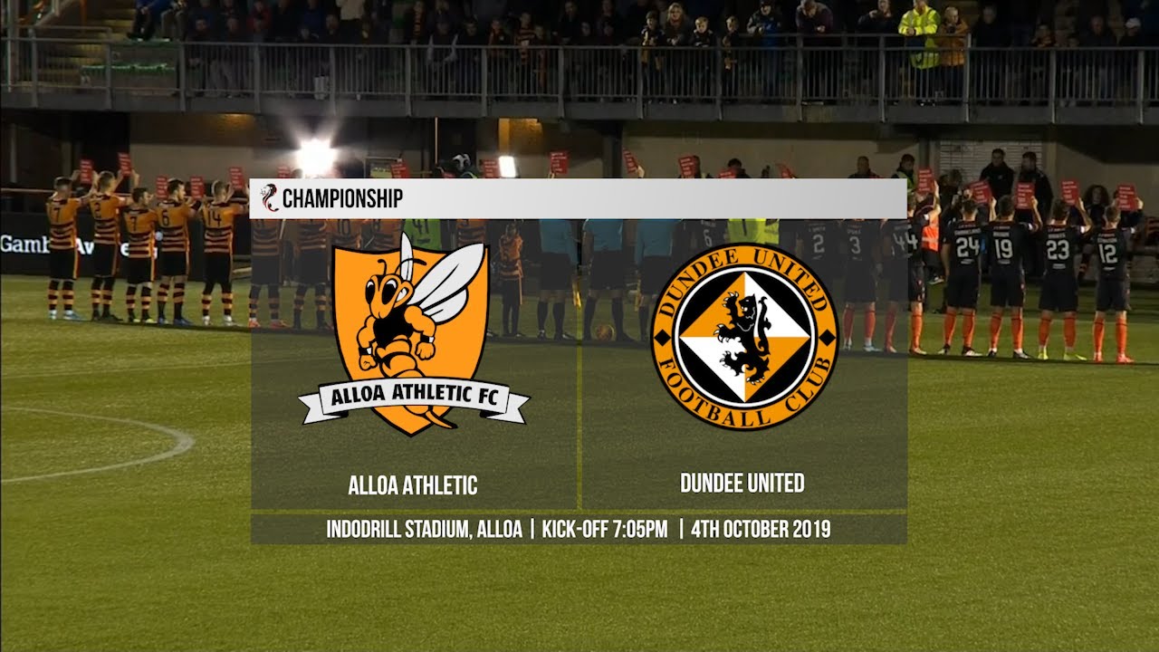 Alloa vs Dundee United | Championship | 4th October '19