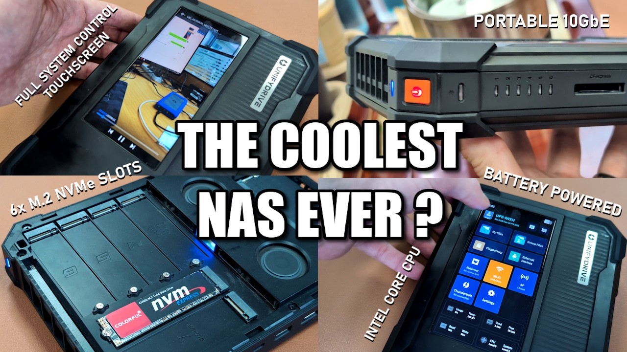 New UnifyDrive UP6 INSANE NAS + UC450 Pro and UC250 NAS Revealed