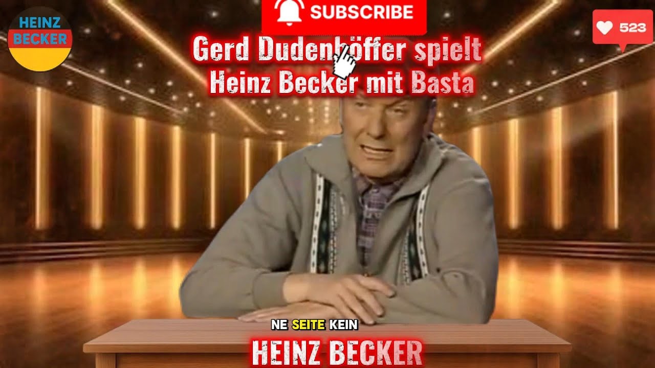 Gerd Dudenhöffer spielt Heinz Becker mit Basta #heinzbecker #comedyvideo #standupcomedy