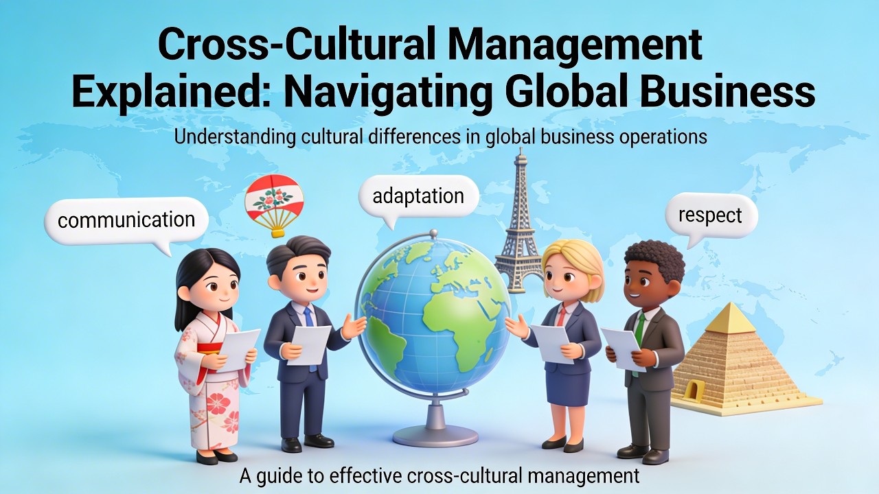 Cross-Cultural Management Explained: Navigating Global Business (3 Minutes)