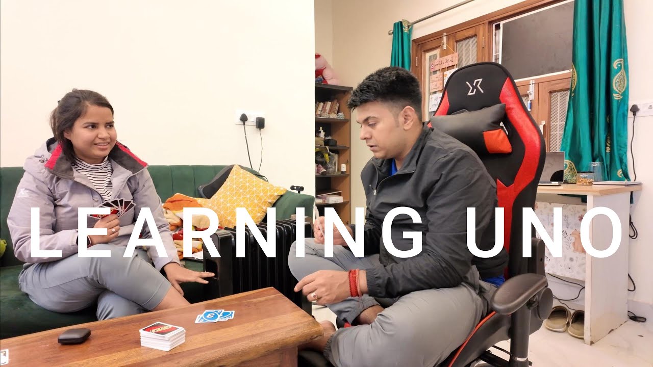 I WON PLAYING UNO FOR THE FIRST TIME WITH MY WIFE | UNO RULES EXPLAINED IN HINDI