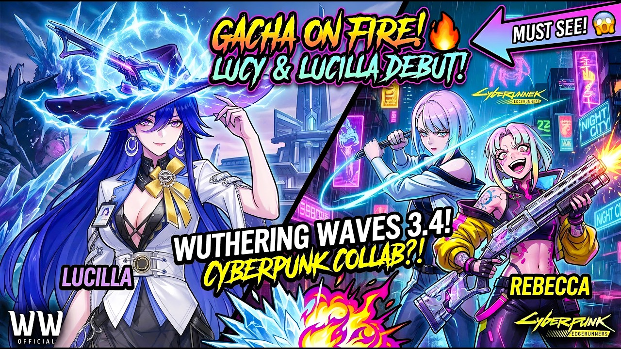 Wuthering Waves 3.4: Lucy, Rebecca & Lucilla Kits Leaked