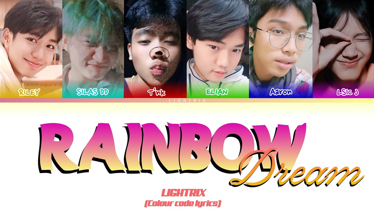 LIGHTRIX - 'Rainbow Dream' Colour Code Lyrics