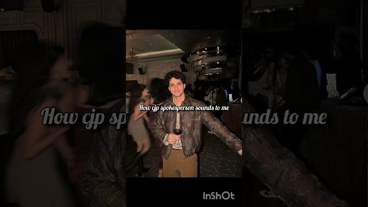 how cjp spokesperson- saurav das sounds to me✨🔥 #fypシ #edit#sauravdas