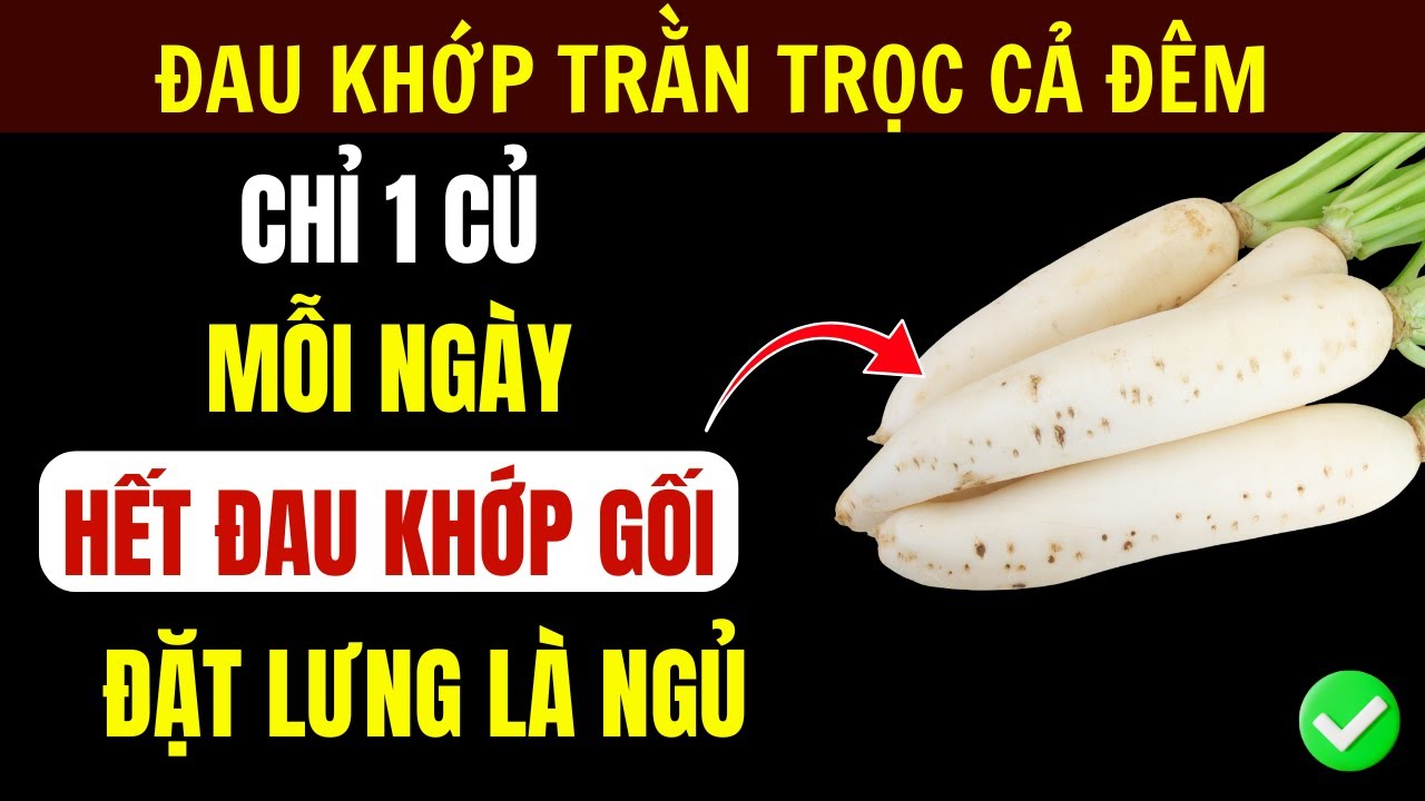 5 Loại Củ Này Giúp Tự Sinh Collagen: Giảm Đau Khớp Gối Tự Nhiên Cho Người Già.
