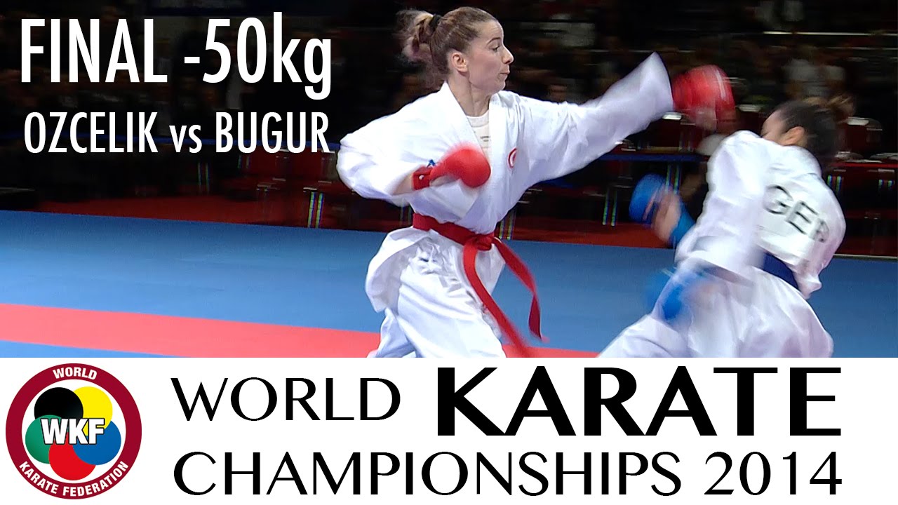 OZCELIK vs BUGUR. Final Female -50kg. 2014 World Karate Championships | WORLD KARATE FEDERATION