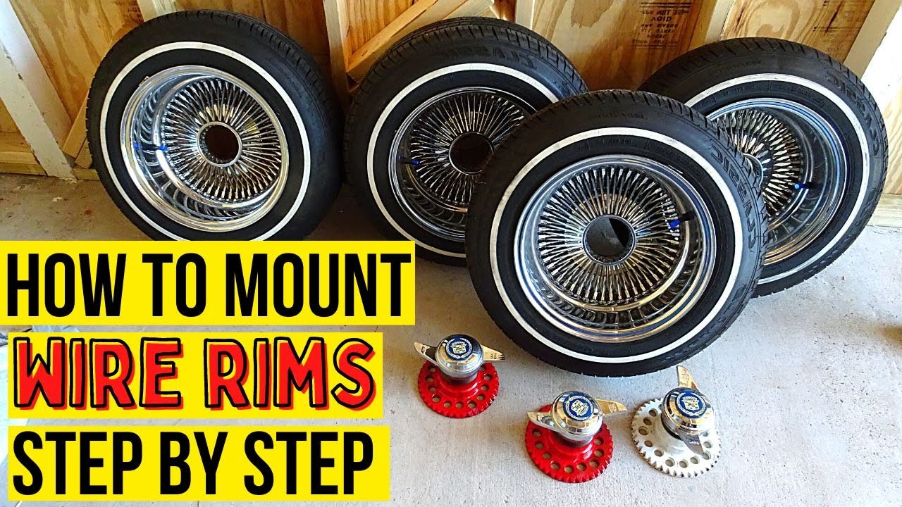 HOW TO MOUNT WIRE RIMS ON YOUR RIDE (Og Wire Wheels) | Cadillac Chronicles | Episode 12