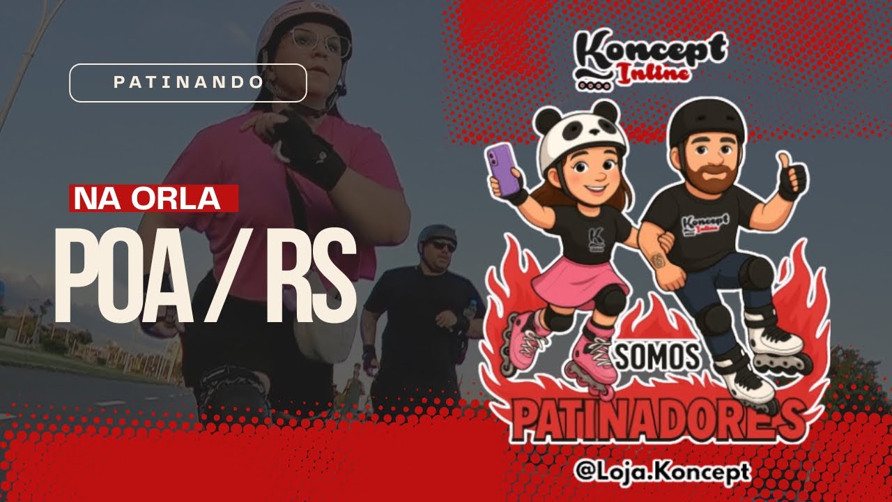 Patinando em Porto Alegre - Orla (voltamos) 🛼