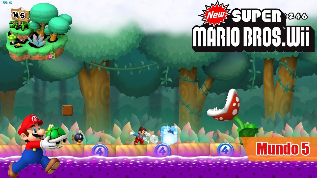 Guía New Super Mario Bros Wii |  Mundo 5