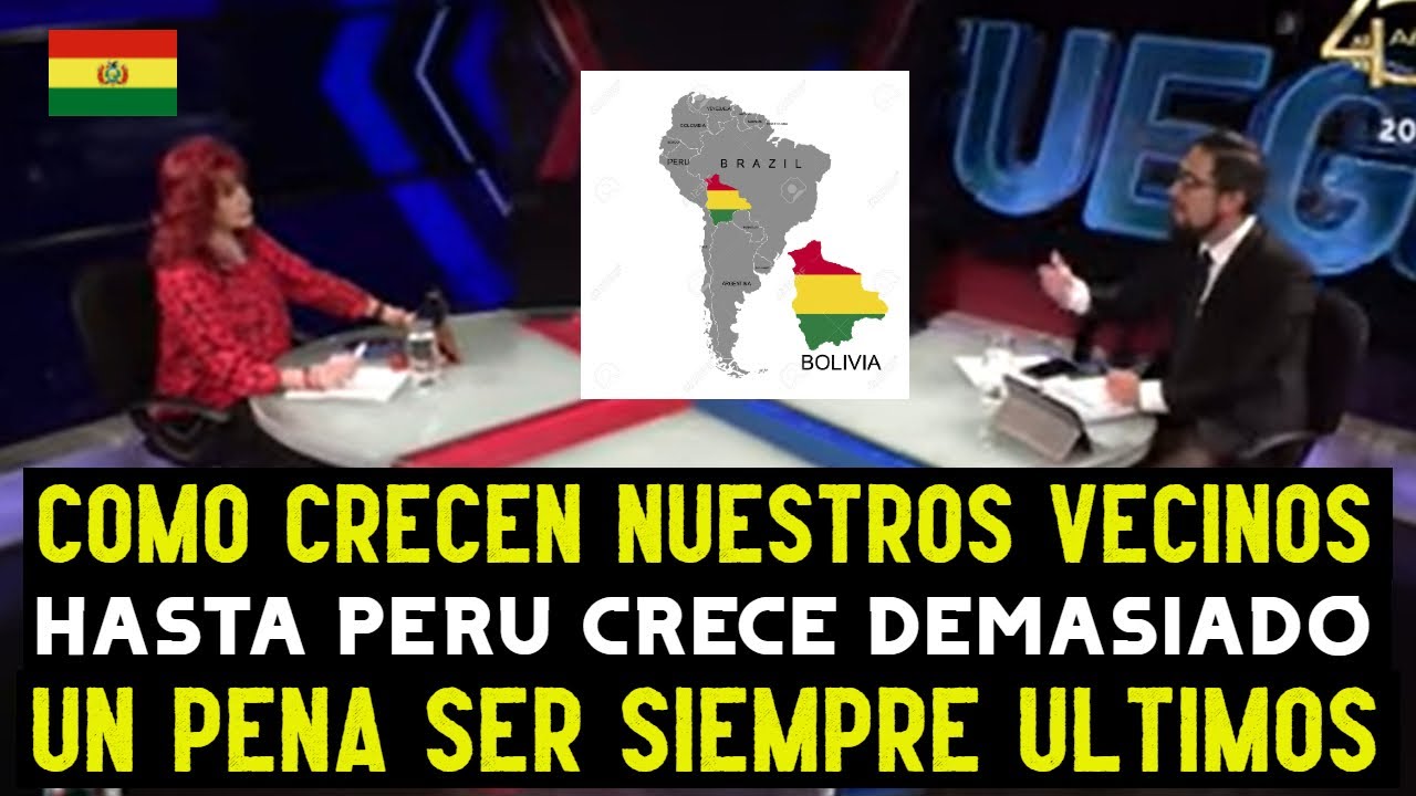 BOLIVIANOS COMPARAN EL CRECIMIENTO ECONOMICO DE BOLIVIA CON PERU Y OTROS PAISES VECINOS
