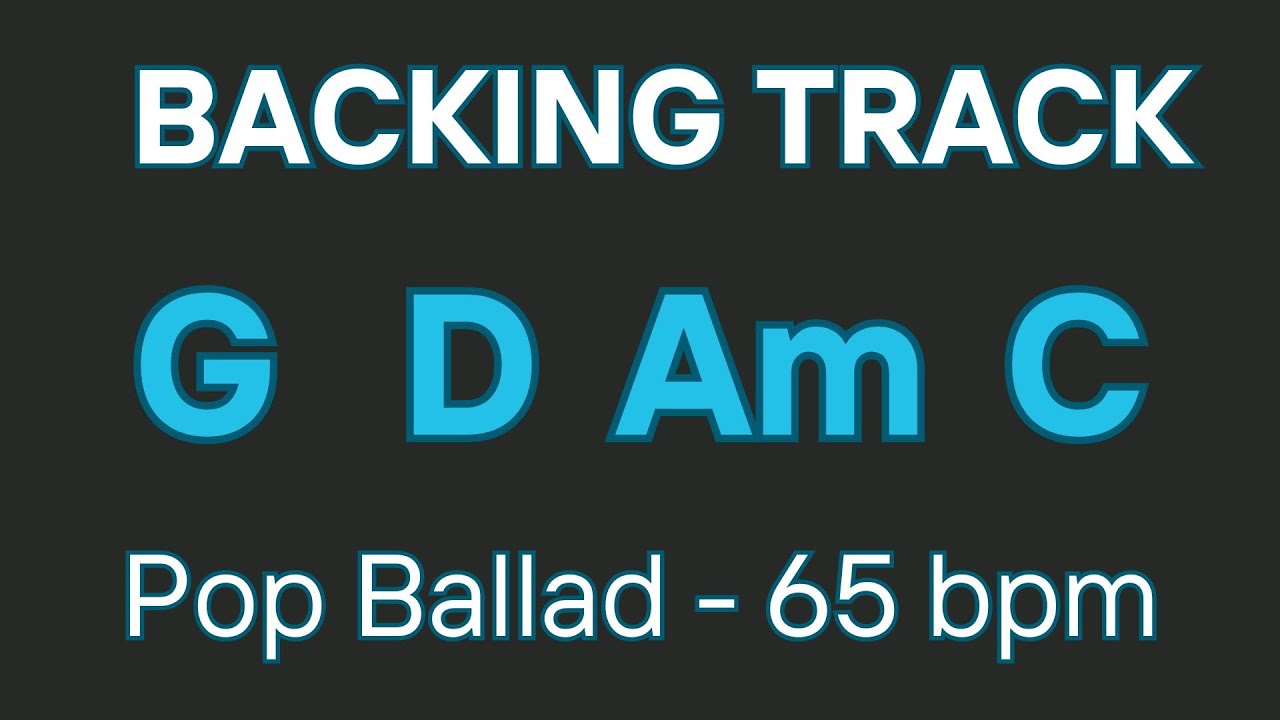 G Major Pop BACKING TRACK | Play Like Taylor Swift | I V ii IV | Rhythm & Improv