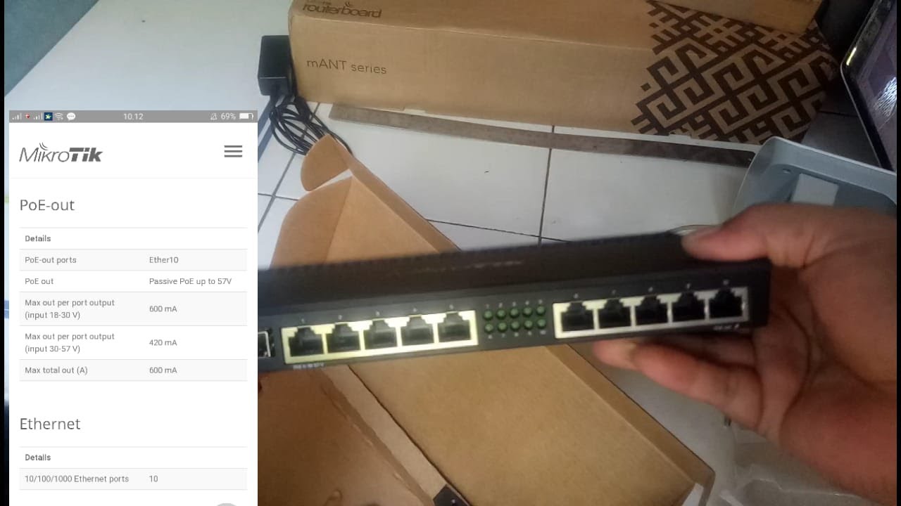 RouterBoard RB4011iGS+RM - same as in our carrier grade RB1100AHx4 unit-