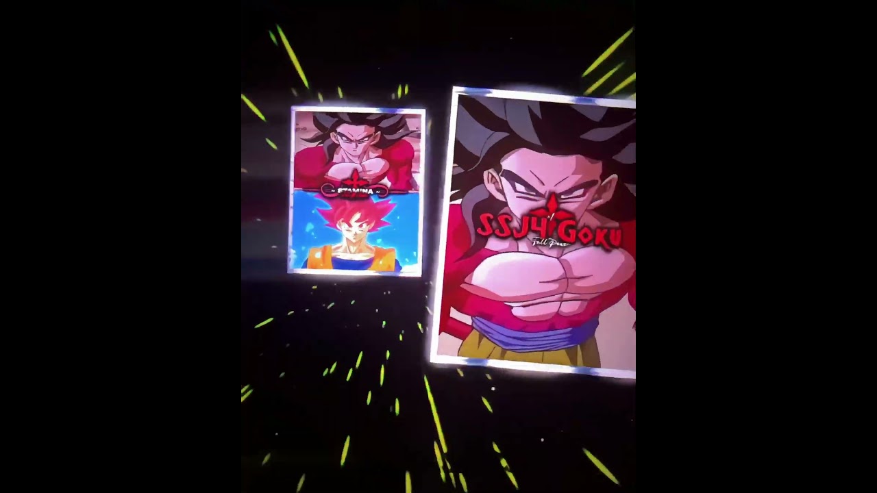SSJ4 Goku vs SSG Goku