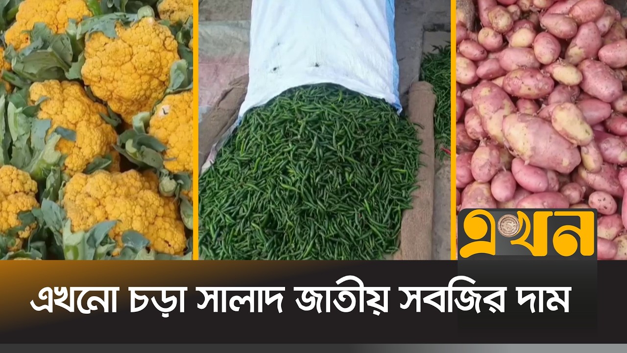 মেহেরপুরে কমেছে অন্যান্য সবজির দাম | Vegetable Price | Price Droped | Bazar News | Ekhon TV