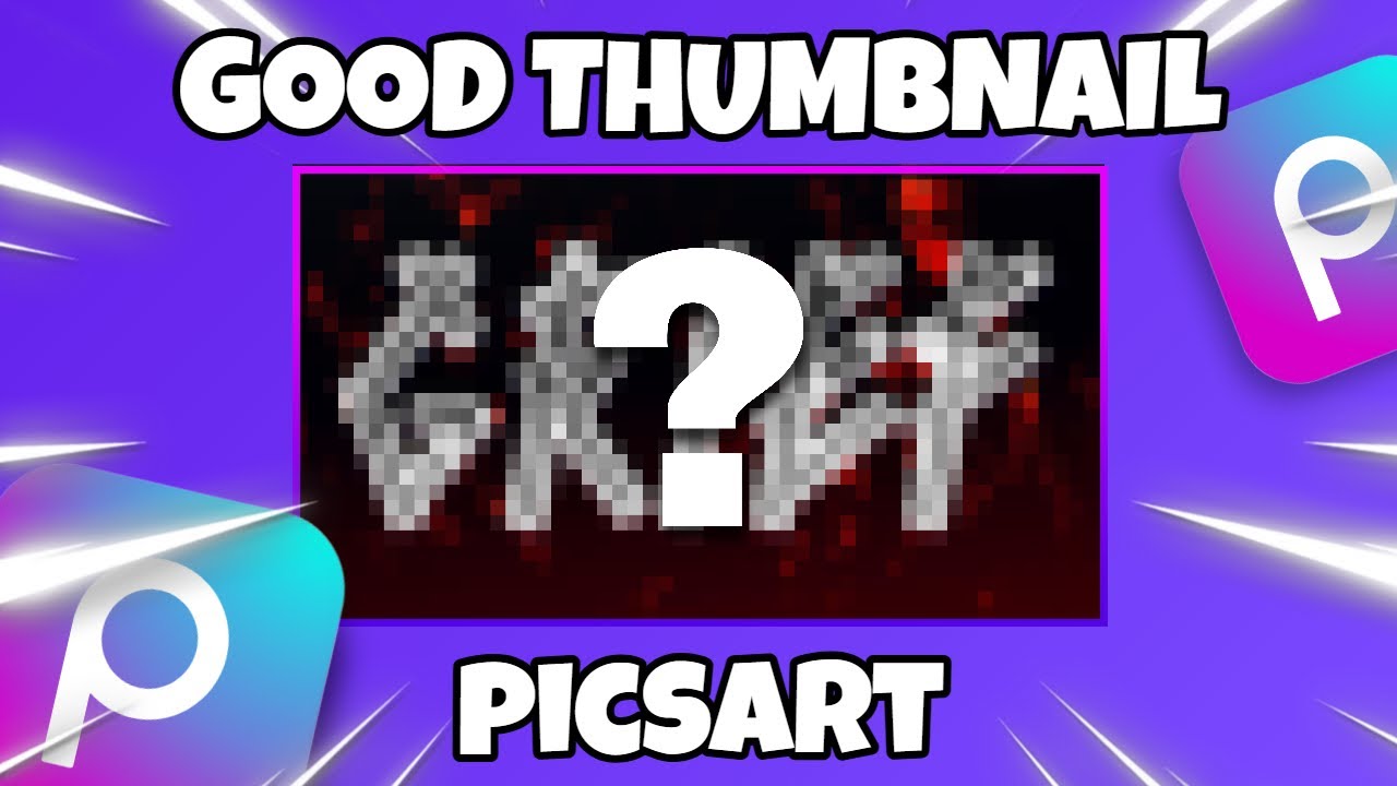 HOW TO MAKE A GOOD GEOMETRY DASH THUMBNAIL WITH PICSART !!! [FREE SOFTWARE]