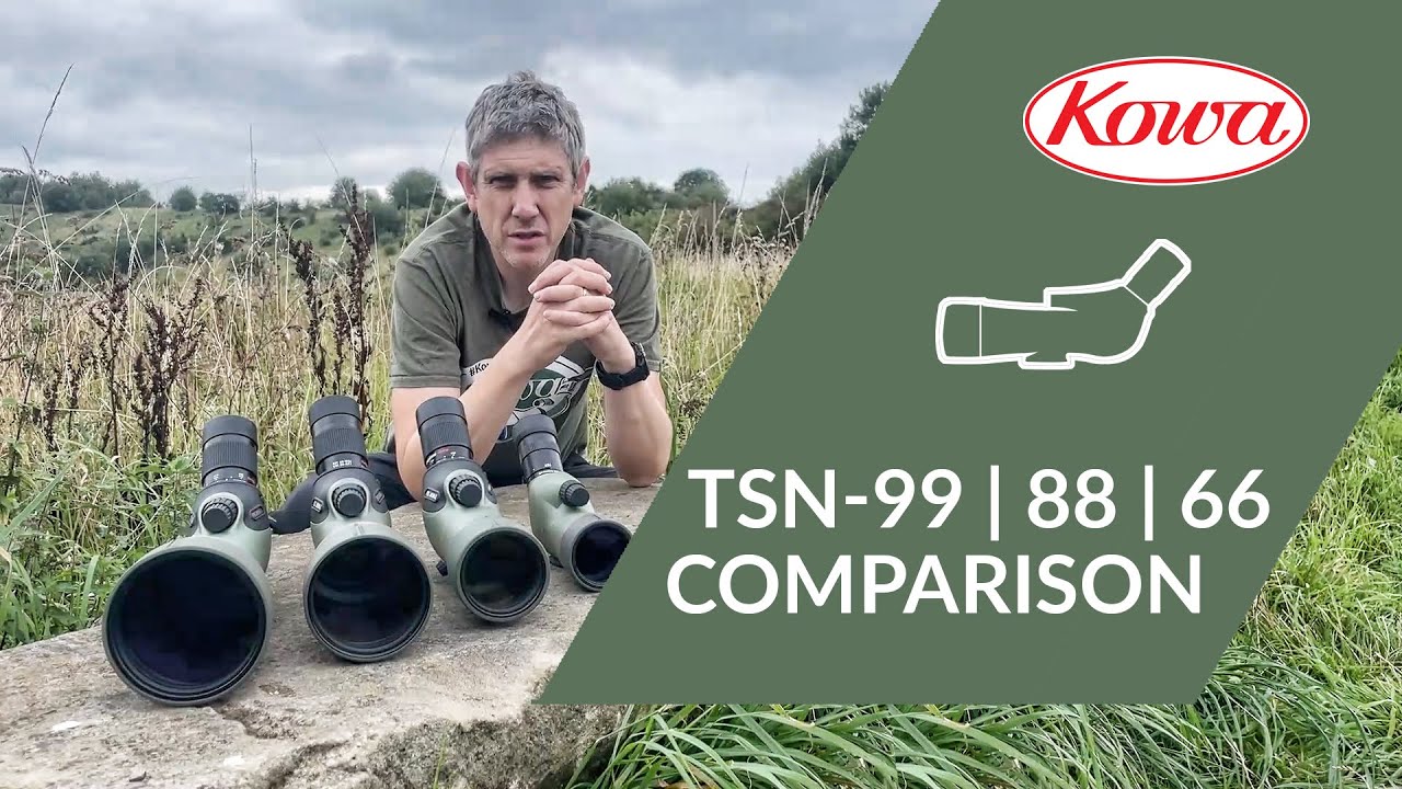 Comparison between Kowa PROMINAR TSN-99/88 and the brand new TSN-66 spotting scopes