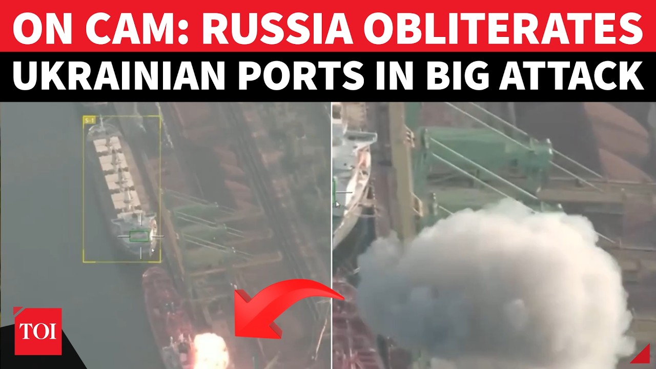Putin Unleashes Devastation In Ukraine; Russian Precision Strikes Blow Up Ukrainian Ships