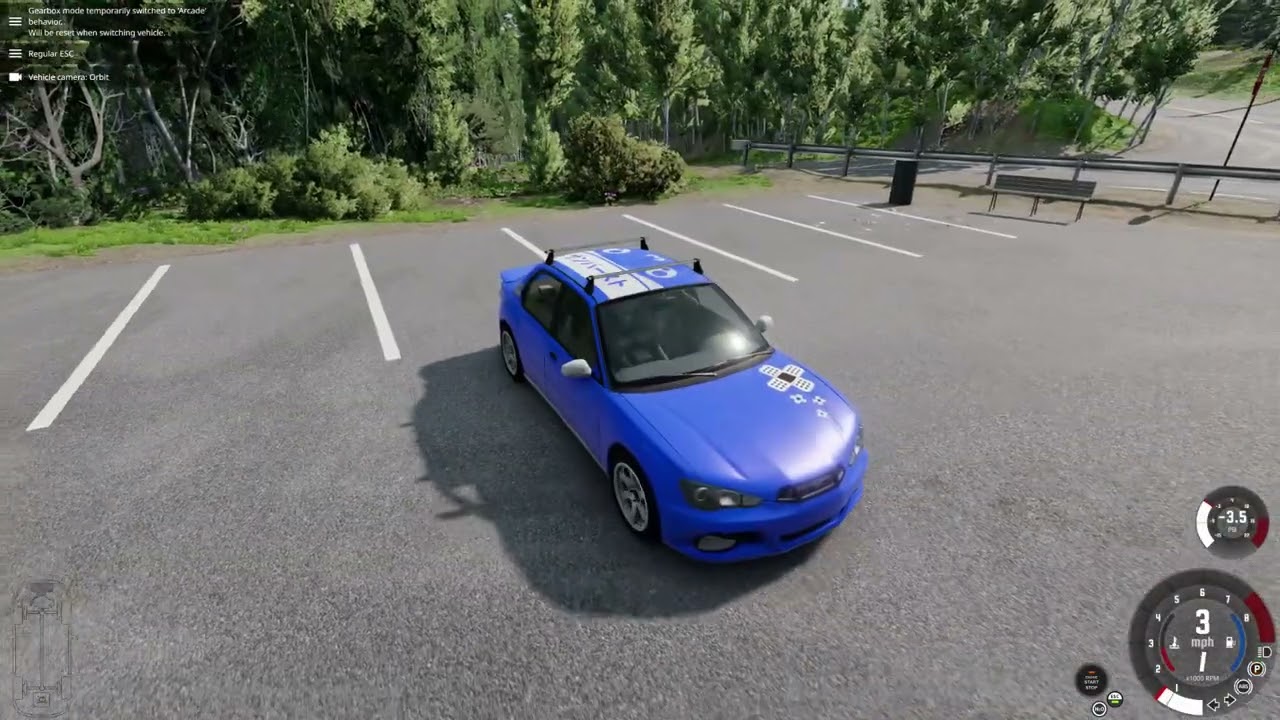 BeamNG.Drive free roam game play (no commentary)