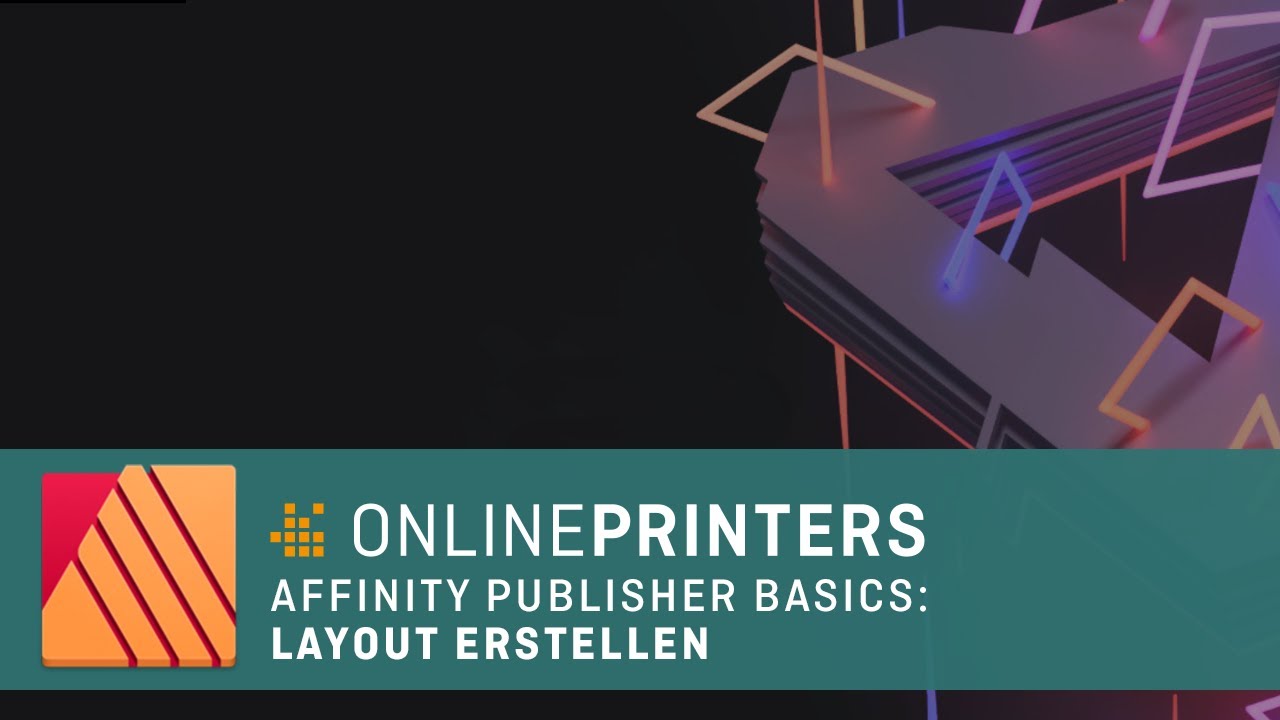 Layout erstellen mit Affinity Publisher