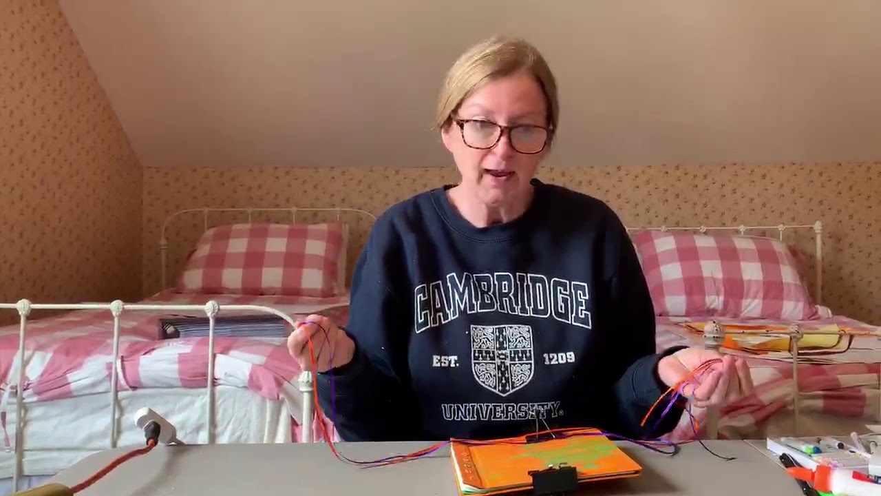 Professor Julie Brown Demonstrates Binding Books