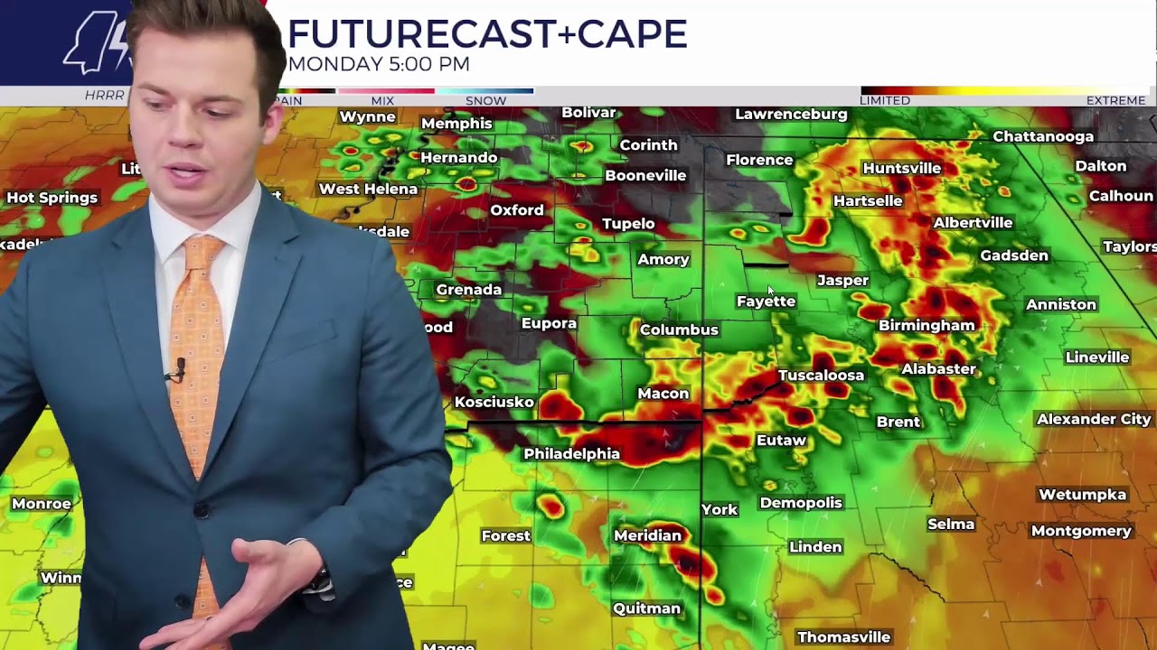 LIVE at 10: Some strong storms possible Monday afternoon, Gabe has the updated timing and impacts