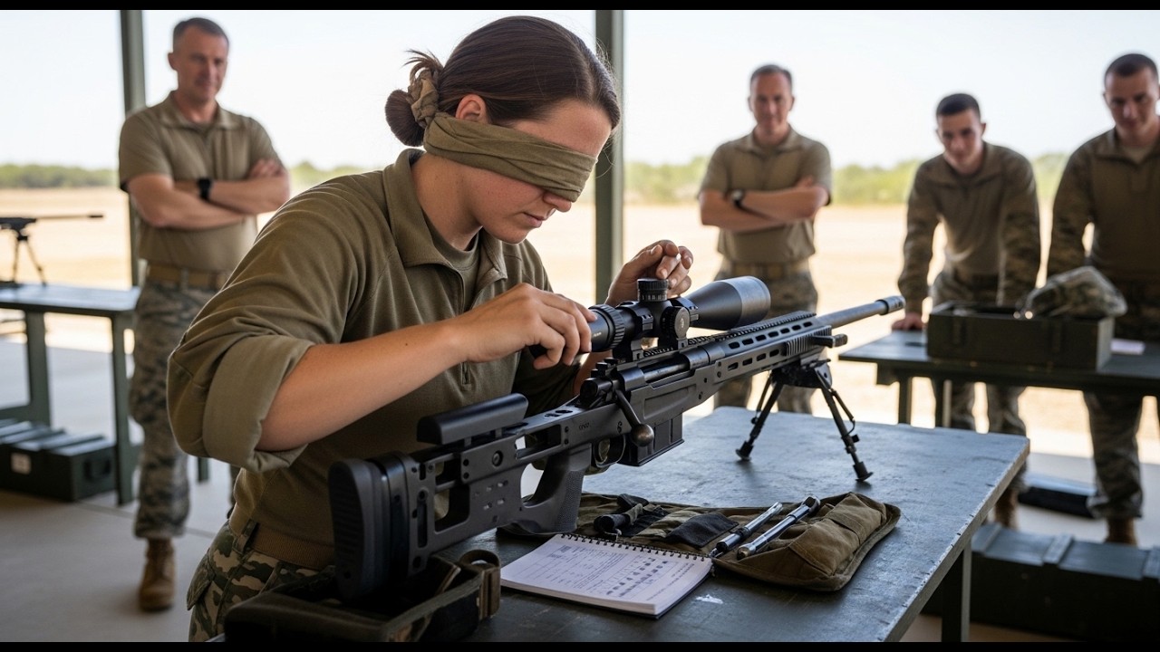 The Colonel Mocked the Female Mechanic — Until She Calibrated a Sniper Rifle One-Handed, Blind