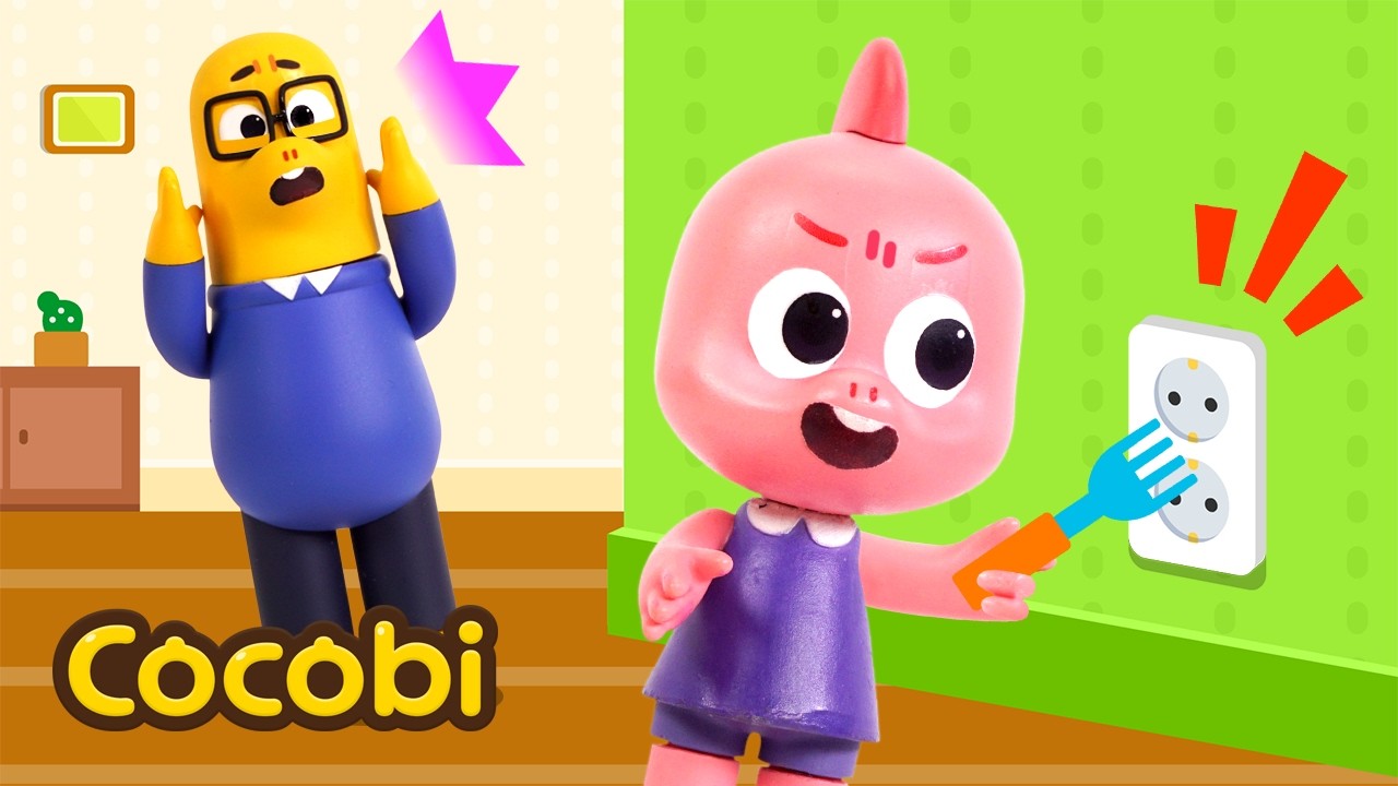 Electricity Safety Song⚡ + More Safety Tips for Kids | Cocobi Nursery Rhymes