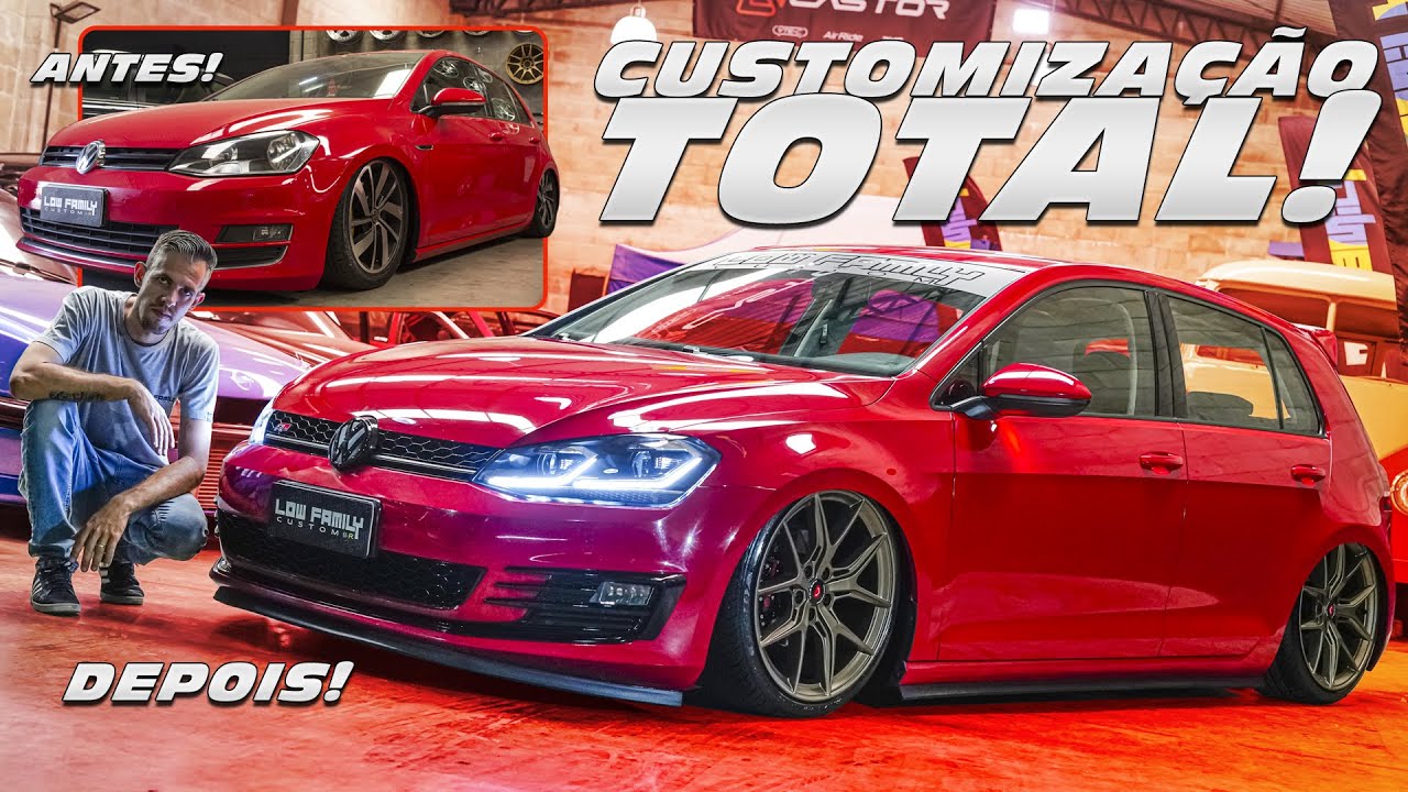 VW GOLF TSI MK7 CUSTOMIZADO COM RODAS ARO 19'! TBT DA LOW #12