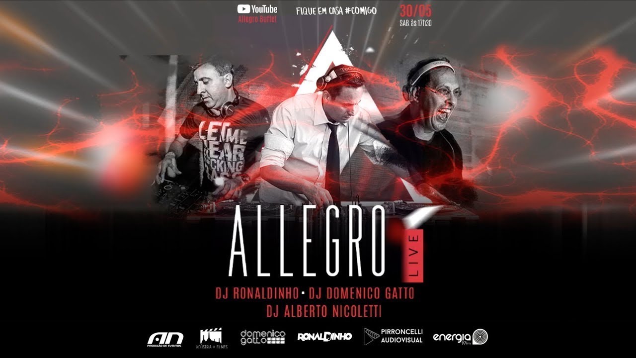 LIVE NO ALLEGRO BUFFET | DJ RONALDINHO E DJ ALBERTO NICOLETTI