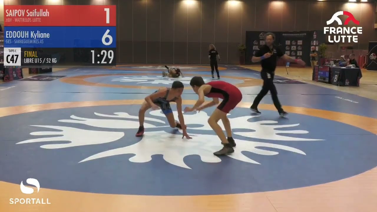 52KG - Saiffullah SAIPOV  VS Kyliane EDDOUH
