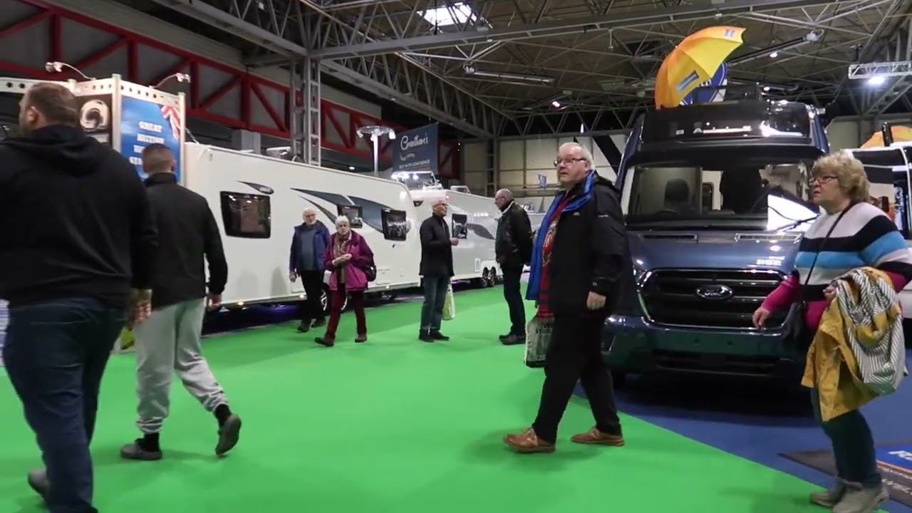 Can’t make it to the Caravan, camping and motorhome show Feb ‘24? Real time walk through: hall 2