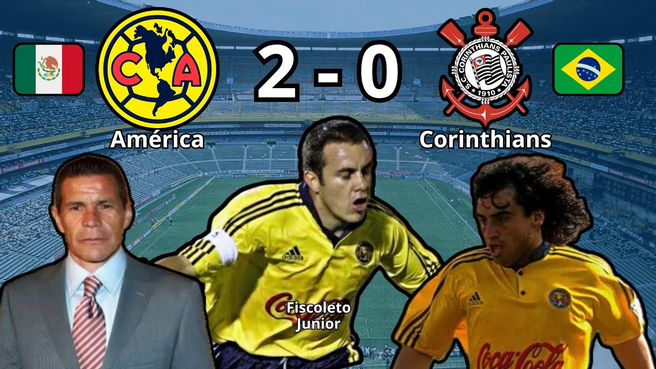 América 2 - 0 Corinthians | Copa Libertadores 2000 | Fase de grupos | Jornada 1 | Resumen completo.