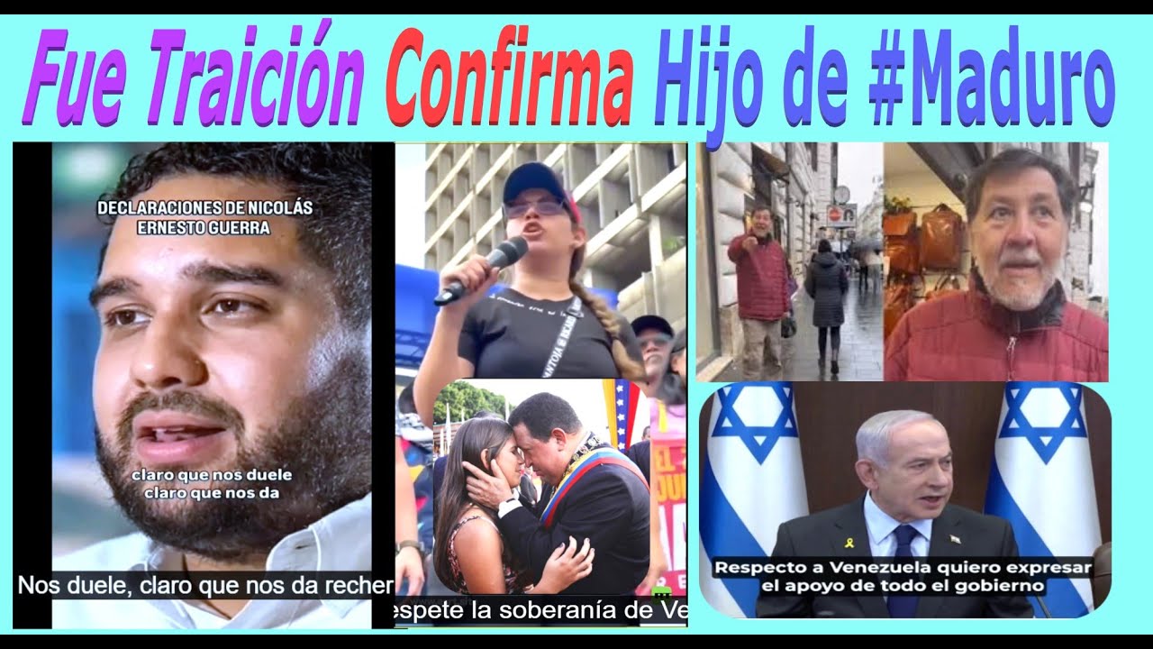 Fue Traici&oacute;n!!! Hijo d #Maduro Confirm&oacute; Habla Hija de Ch&aacute;vez Pleito de #Noro&ntilde;a con Panista en #Roma
