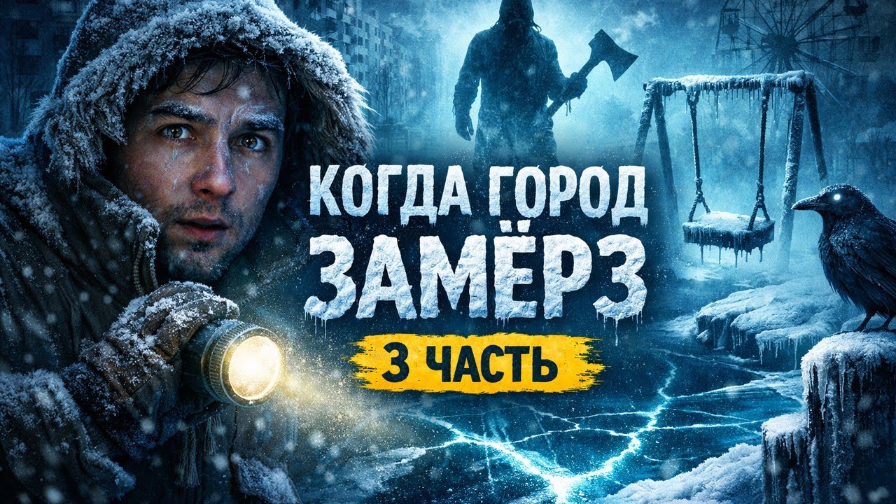 Когда Город Замерз: Минус 40. Волки. Пустые Деревни. Как Я Выжил После Конца Света!? 3 Часть