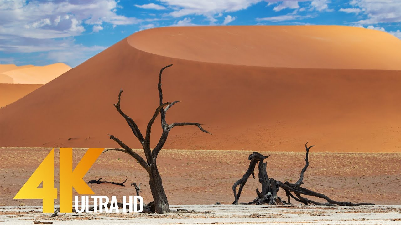 Spectacular Namibia and Botswana - Discovering The Deserts - 4K Relaxation Video