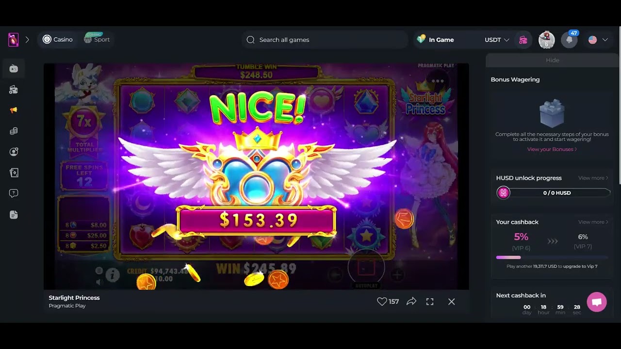 Casino Online Big Win: Starlight Princess Game Slot