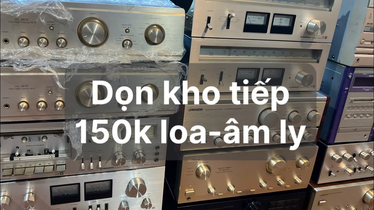 15/3 dọn kho tiếp 150k | 20 âm ly sansui | | 30 cặp loa jbl | | loa karaoke bass 25 30 |
