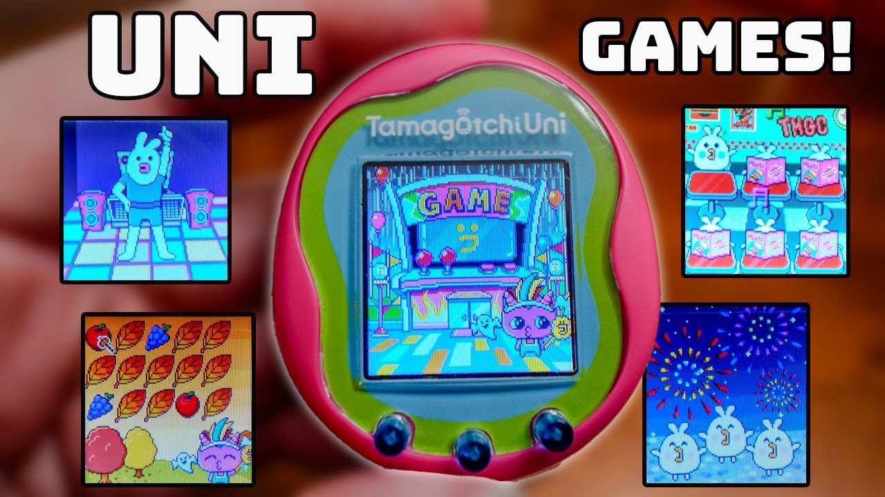 Checking Out the Available Games in the Tamagotchi Uni!