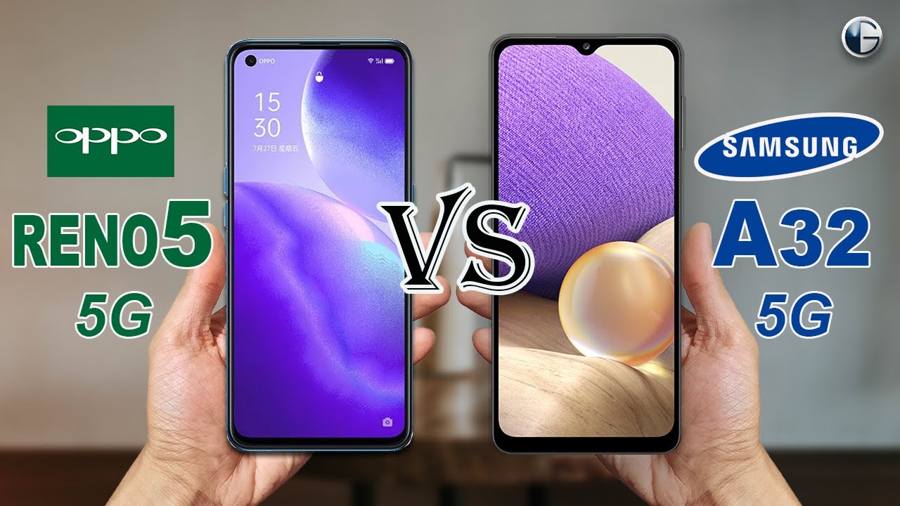 OPPO RENO5 5G vs SAMSUNG Galaxy A32 5G || Full Specs Comparison