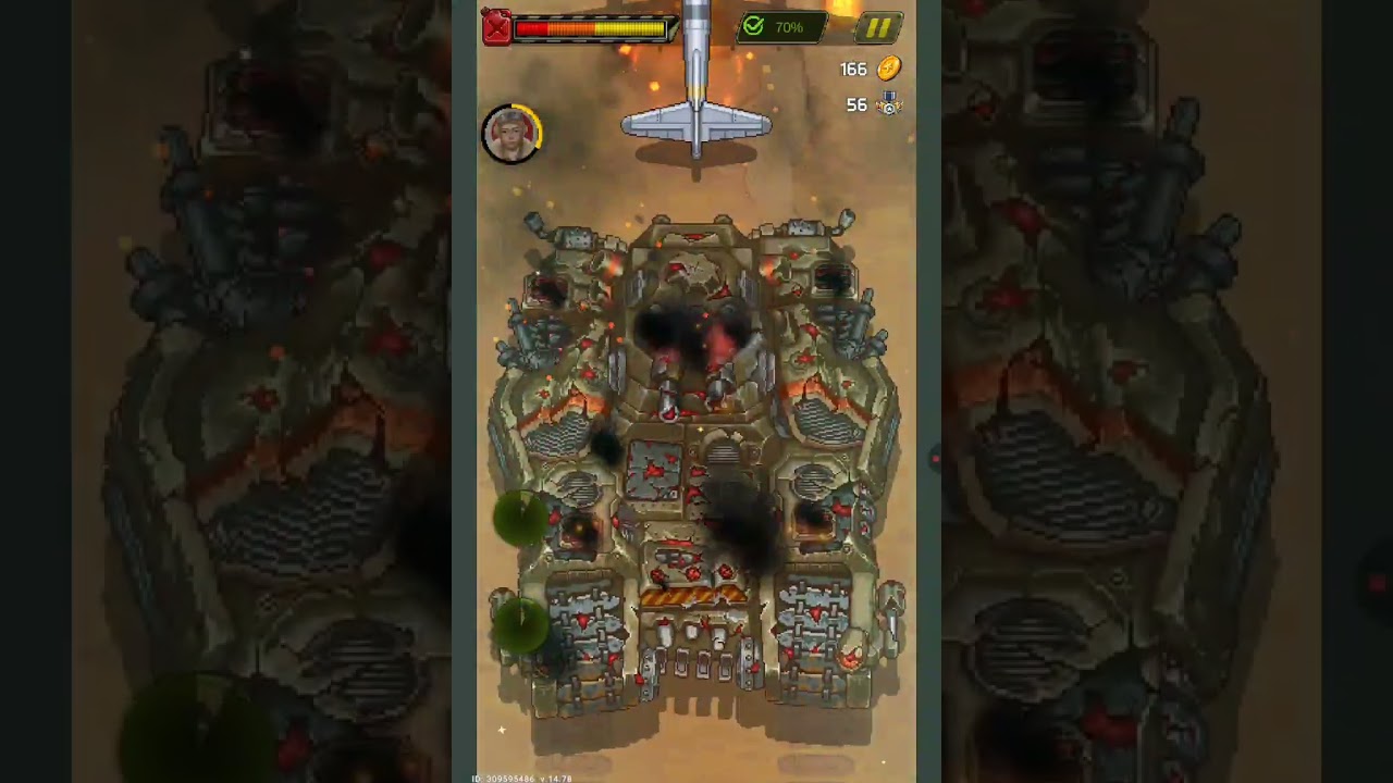 1945 Air force boss fight 10- 50 easy mode (game play1) 