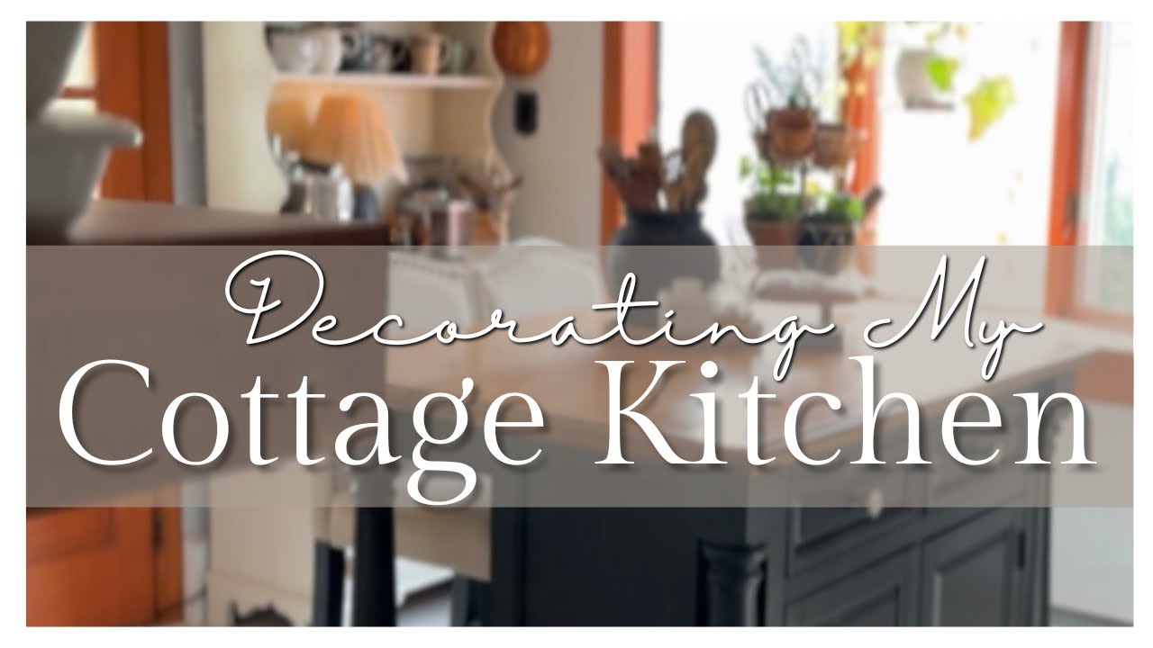 Kitchen Decorate with Me | Sewing Kitchen Curtains | Summer Salad & Dressing | DIY Recipe Book