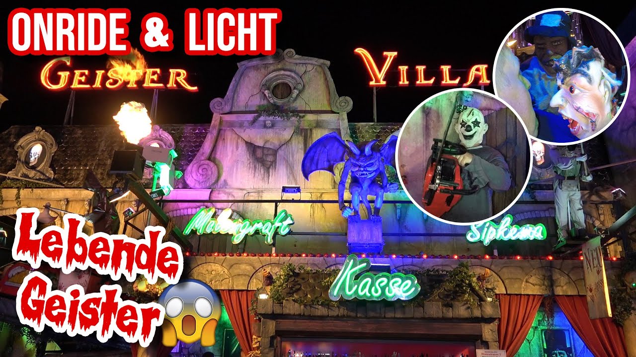 Geister Villa (Molengraft-Sipkema) - Onride & Lebende Geister - Rheinkirmes 2023 in Düsseldorf