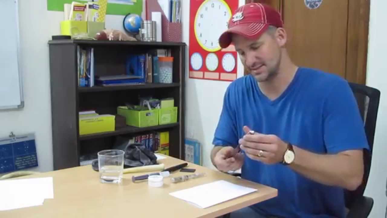 Как починить протекающую перьевую ручку с пипеткой.