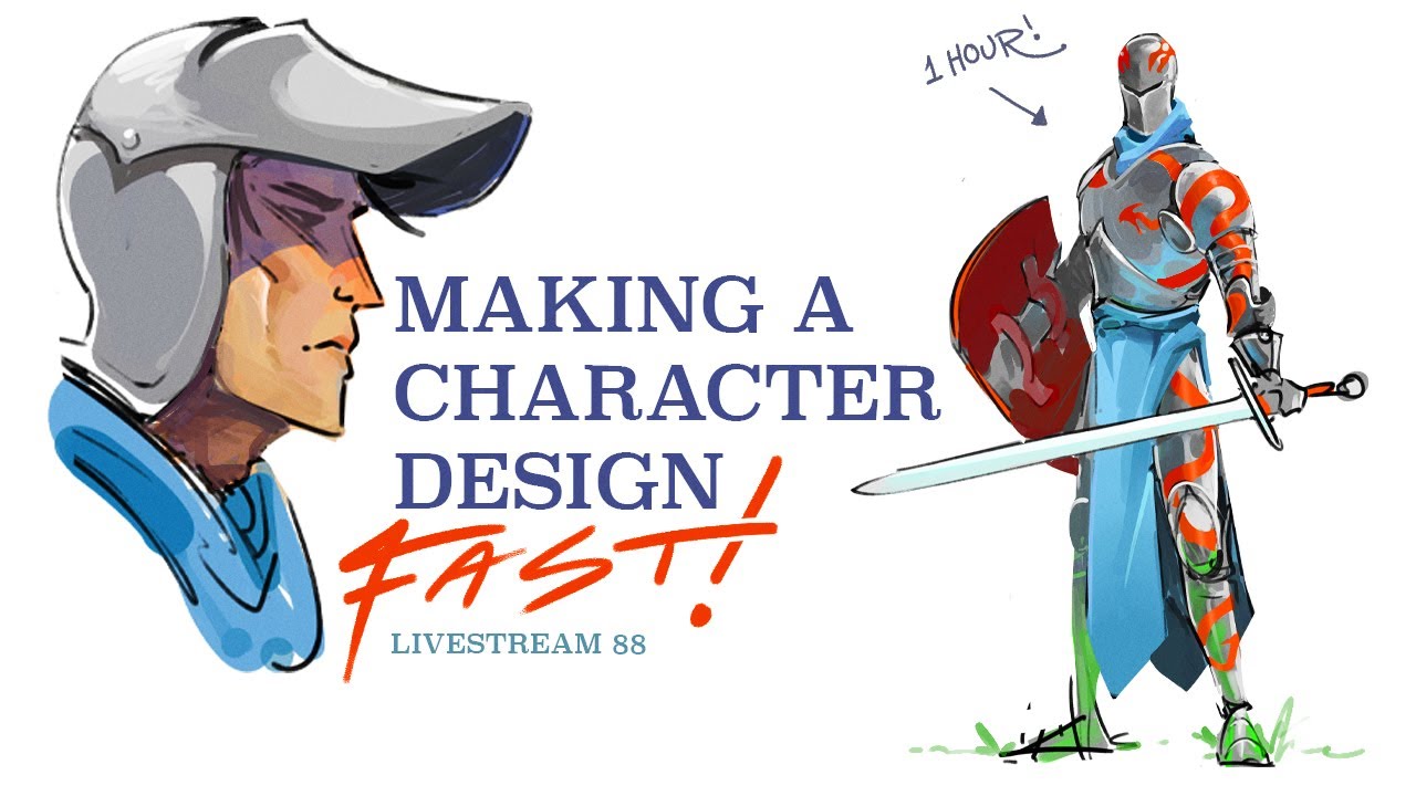 How art fundamentals make you a faster designer!!! Stream #88!!