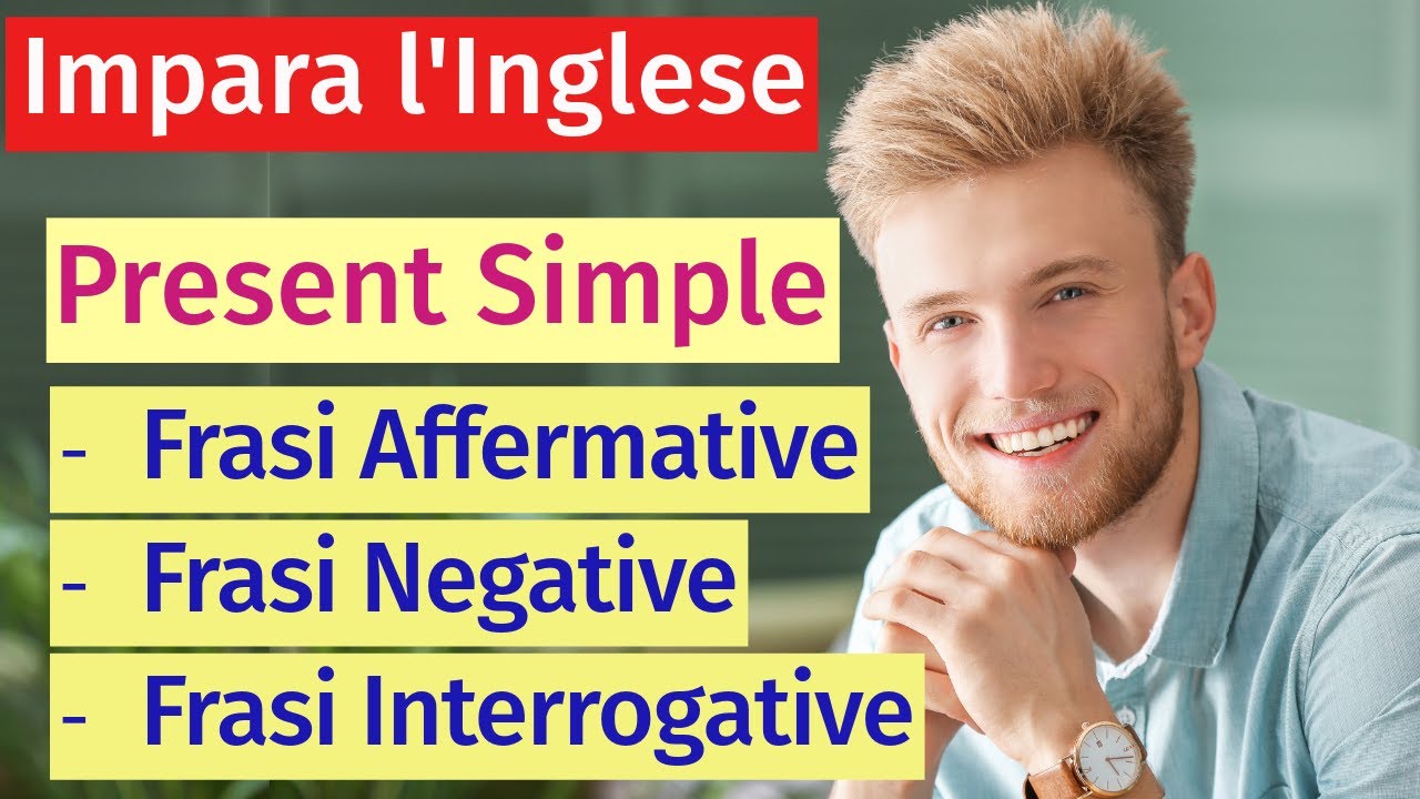 Impara l'Inglese:Coniugazione dei Verbi al Present Simple - Frasi Affermative,Negative,Interrogative